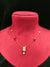 Delicate Necklace Invisible necklace with stone with moti Pearl and maroon Beads