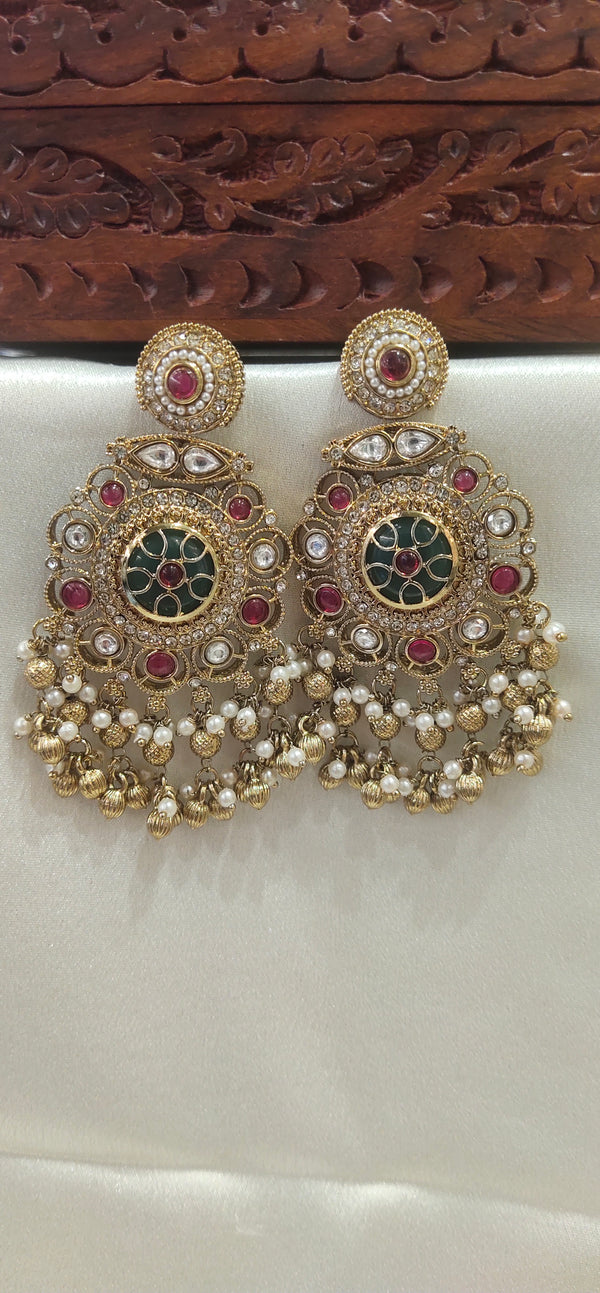 Heritage Kundan Earring