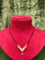 Short length mangalsutra, Imitation artificial short mangalsutra, Black beads Mangalsutra