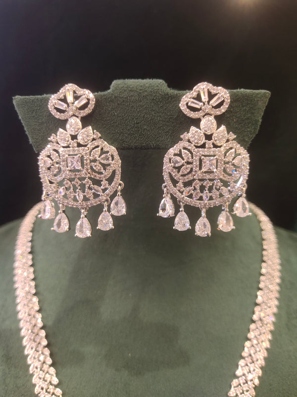 Long AD Stone Necklace..