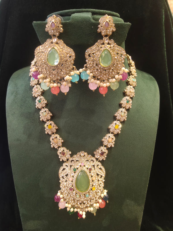 Long Kundan Necklace