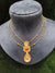 Chain pendant with stone layer necklace