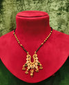 Short length mangalsutra, Imitation artificial short mangalsutra, Black beads mangalsutra
