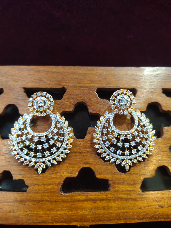 Stone Chandbali Earring