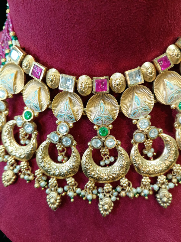 Antique Rajvadi Neckles