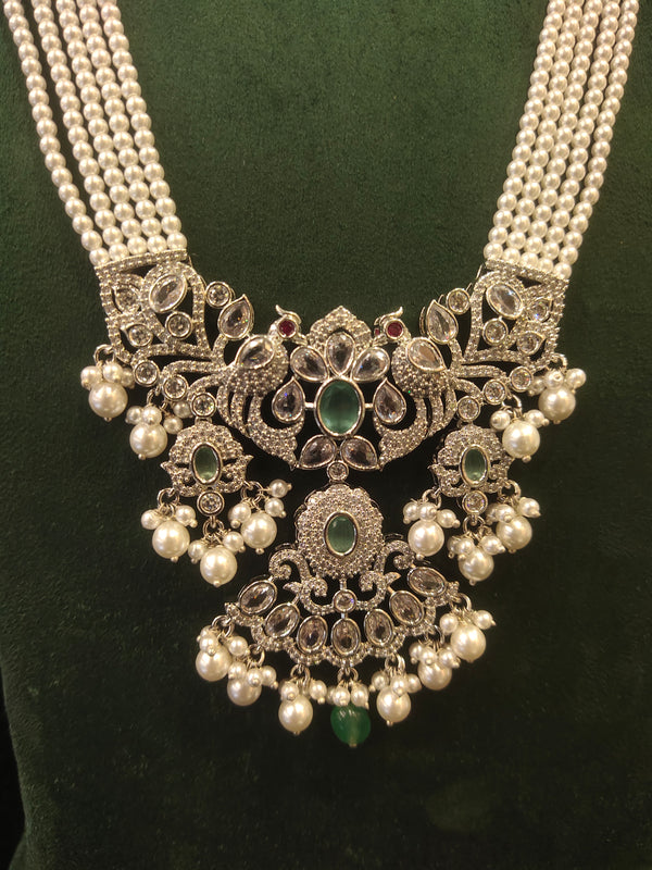 Long Royal Perl Moti Necklace