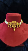 Choker With Moti Rajwadi design