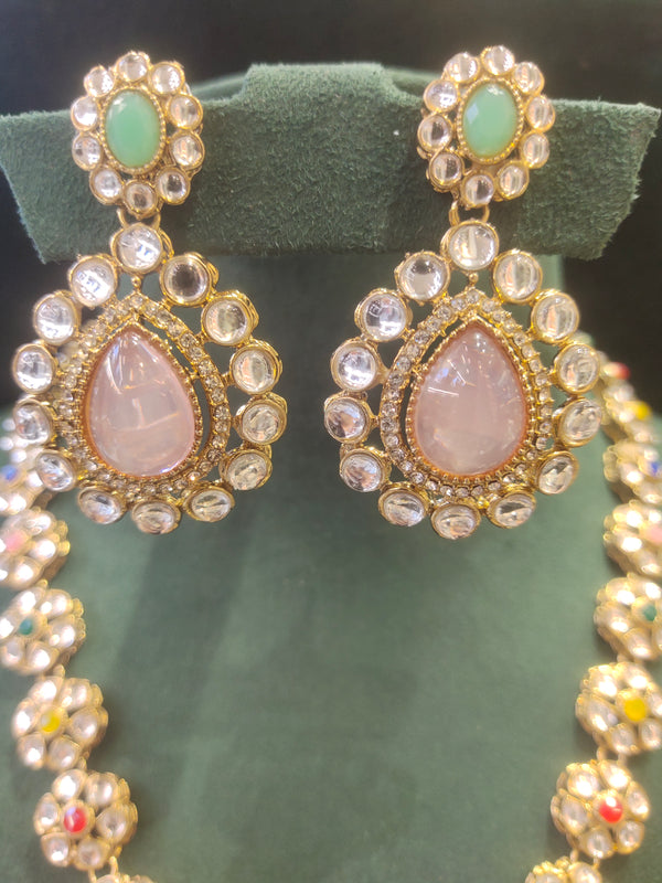Kundan Long Necklace