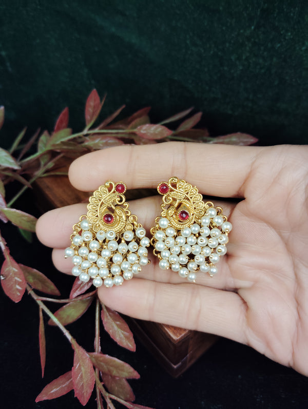 Traditional Moti Pearl Earring