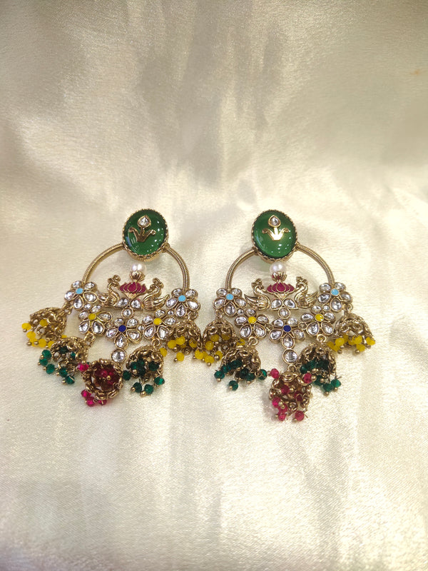 Kundan Minakari Earring