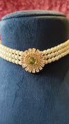Necklace Moti Choker With Stones