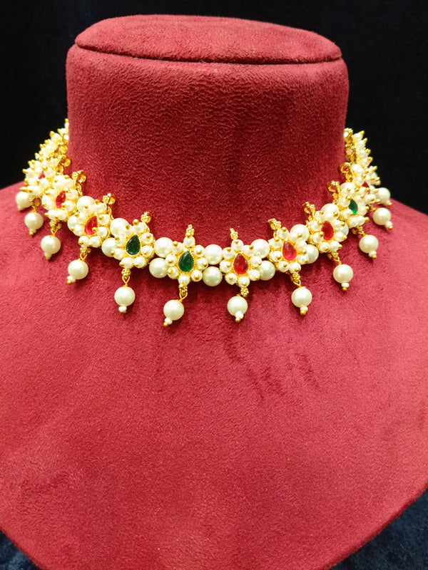 Moti Pearl Traditional Necklace