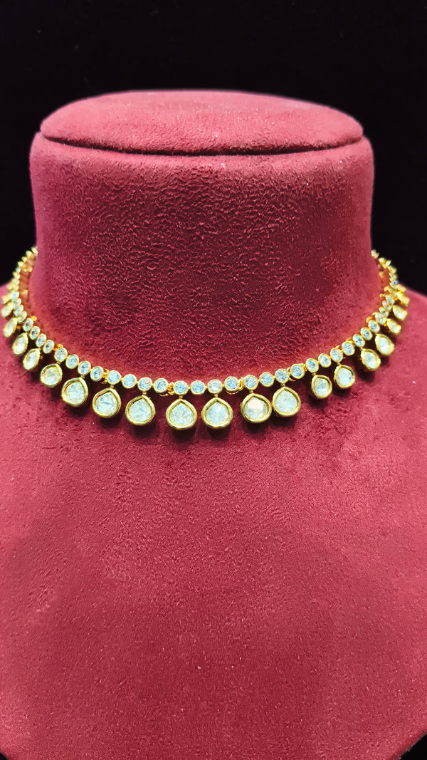 Kundan Short Necklace