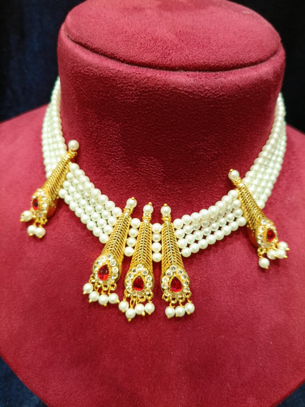 Moti Pearl Traditional Necklace