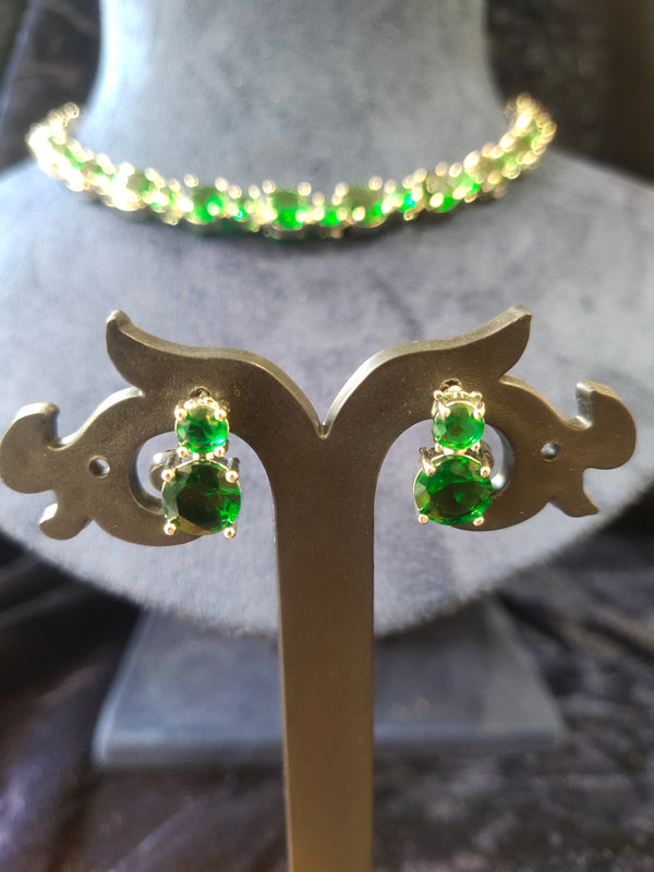 Gree AD stone Necklace