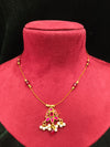 Delicate Necklace Invisible necklace with stone and moti Pearl