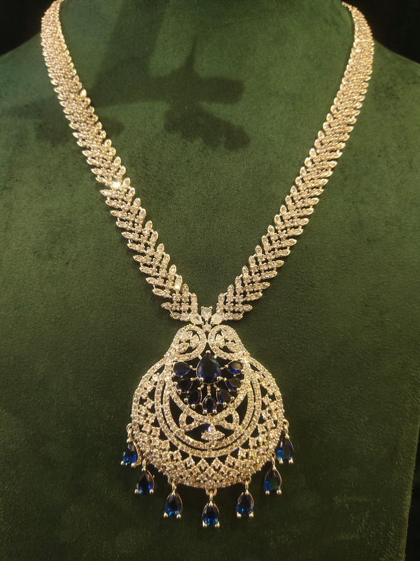 Long AD Stone Necklace