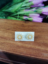 Small size primium Moti Stud Earring