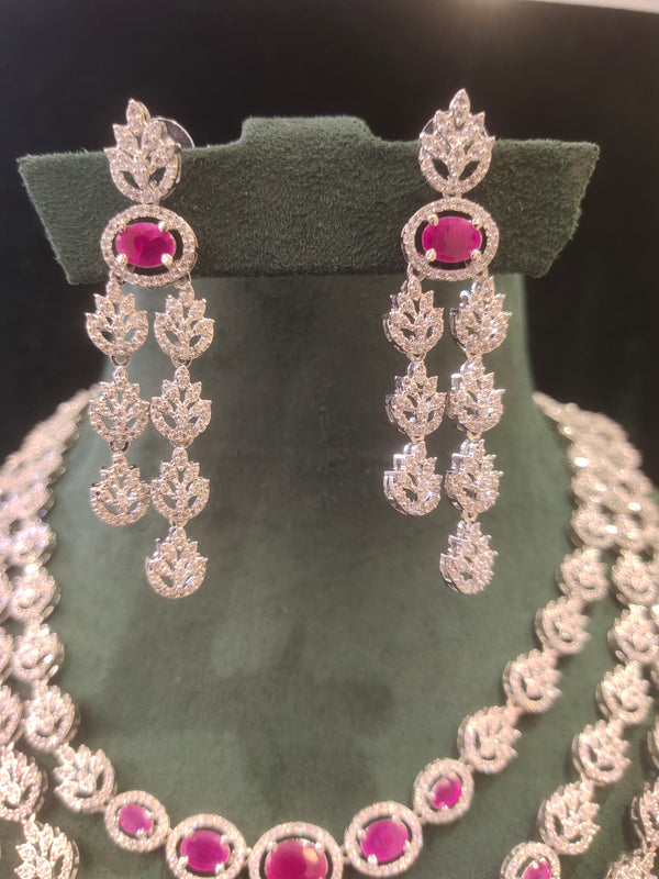 Layer AD Stone Necklace