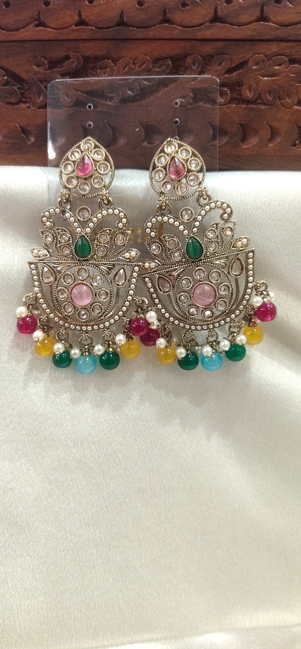 Kundan Earring, Chandbali